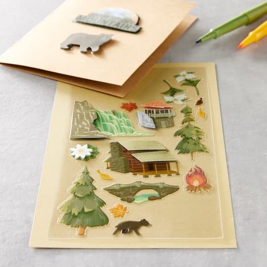 Smoky Mountain Dimensional Stickers by Recollections™